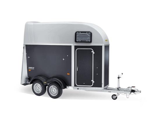 Humbaur Single Pferdeanhänger, Plywoodanhänger,1600