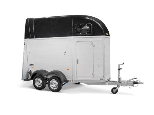 Humbaur Single Alu Pferdeanhänger,AluBiComp-Boden