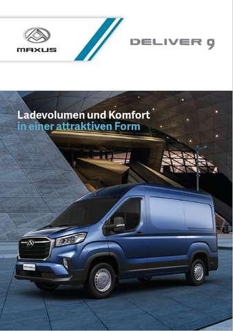 Maxus  Deliver9 Diesel L3H2 Panel Van Base + Komfort Pake