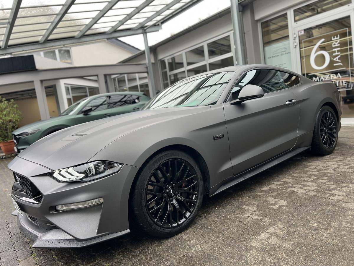 Ford Mustang 5.0L Fastb. GT Vollfolierung, B&O, LED, Deutsches Mo